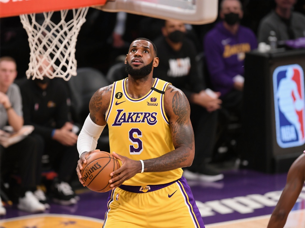 湖人热火巅峰对决,季后赛激情再燃 勒布朗詹姆斯作为湖人的当家球星,在季后赛