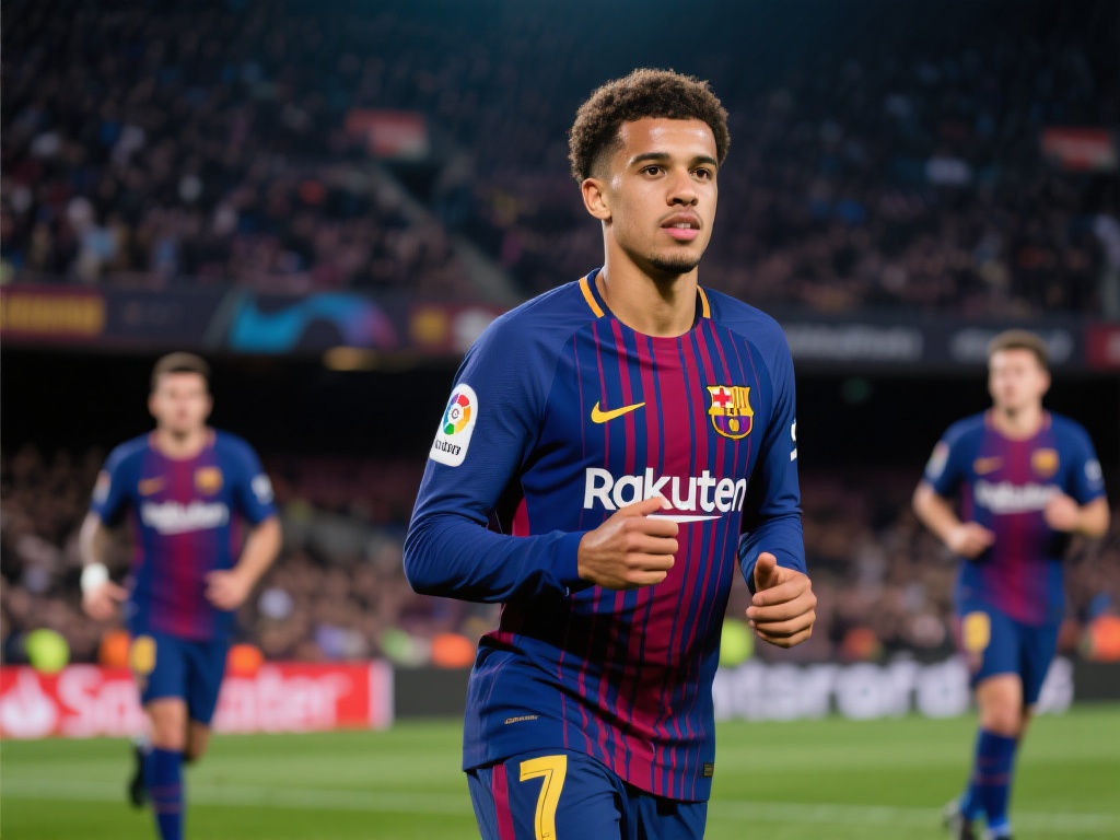 “巴萨引入新援,球队实力再上新台阶” 巴萨在签约这名全面型球员后,进一步展露出